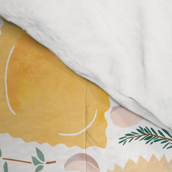 Pasta Pattern on White Comforter Gallery Image 4