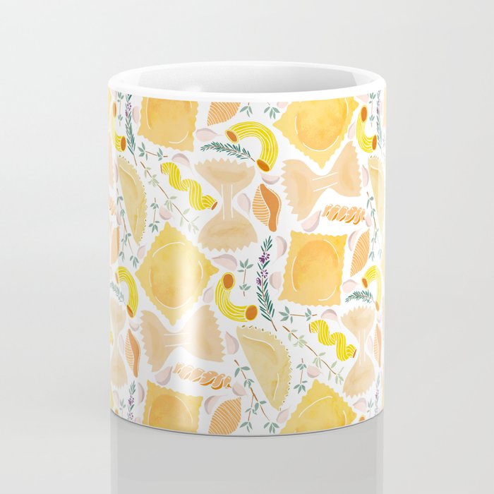 Pasta Pattern on White Coffee Mug Gallery Image 4