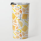 Pasta Pattern on White Travel Mug Gallery Image 3