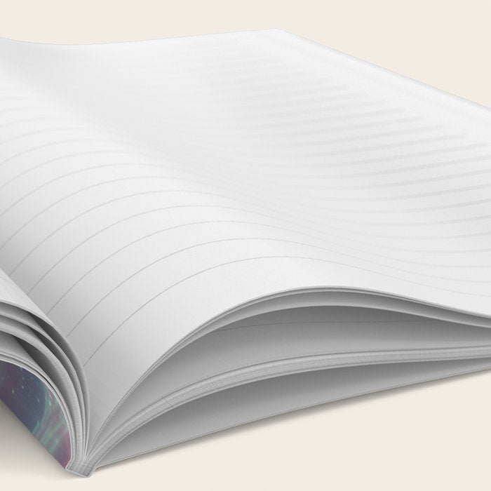Holographic Cosmic Sparkle Dreamscape Iridescent Galaxy Fantasy Notebook Gallery Image 2
