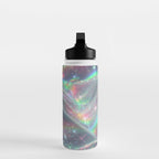 Holographic Cosmic Sparkle Dreamscape Iridescent Galaxy Fantasy Water Bottle Gallery Image 3