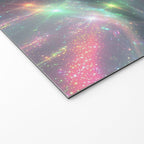 Holographic Cosmic Sparkle Dreamscape Iridescent Galaxy Fantasy Welcome Mat Gallery Image 2