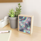 Holographic Cosmic Sparkle Dreamscape Iridescent Galaxy Fantasy Mini Art Print Gallery Image 2