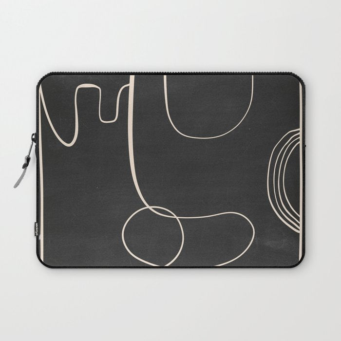 Abstract line art 48 Laptop Sleeve Gallery Image 1