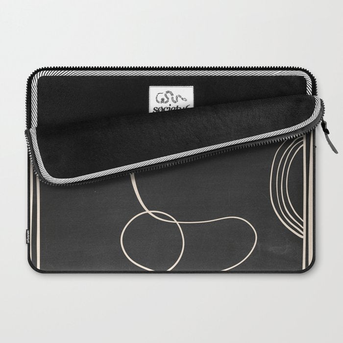 Abstract line art 48 Laptop Sleeve Gallery Image 2