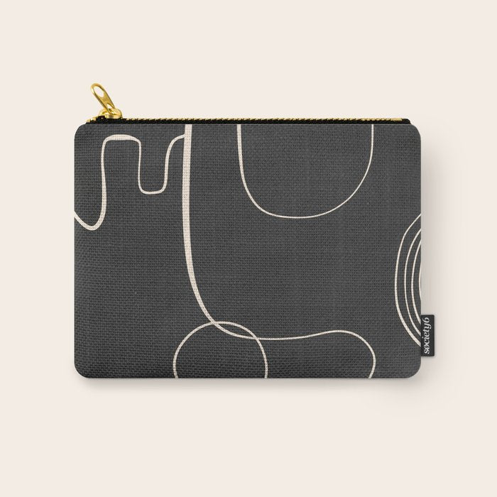 Abstract line art 48 Carry All Pouch Gallery Image 1