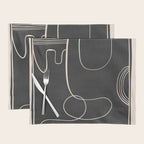 Abstract line art 48 Placemat Gallery Image 1
