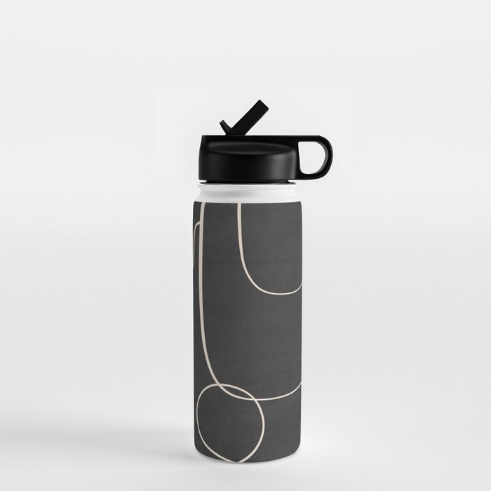 Abstract line art 48 Water Bottle Gallery Image 1