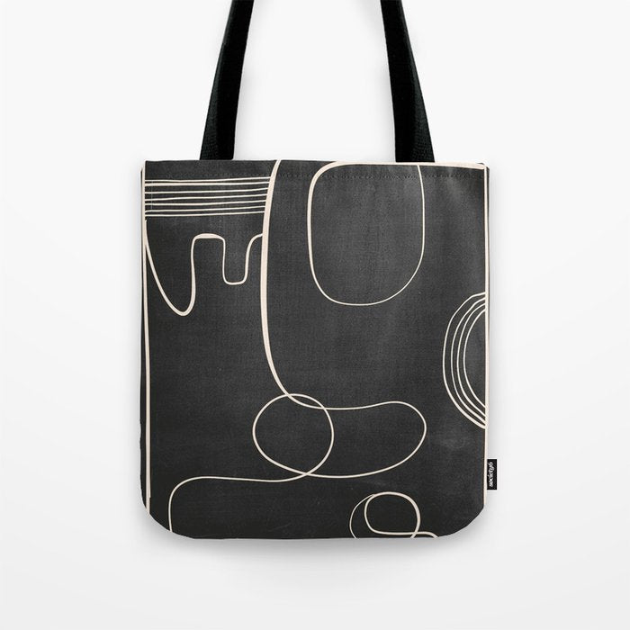 Abstract line art 48 Tote Bag Gallery Image 1