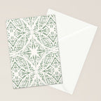 Green Nature Fantasy Tiles B Stationery Card Gallery Image 2