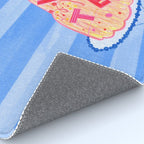 Mold the Future & Vote in Blueberry Blue Rug Gallery Image 4