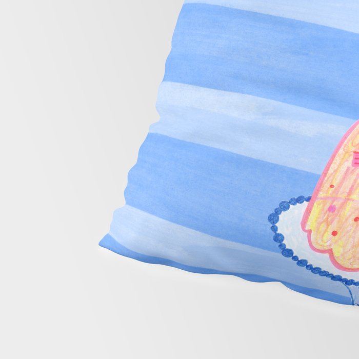 Mold the Future & Vote in Blueberry Blue Pillow Sham Gallery Image 4