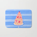 Mold the Future & Vote in Blueberry Blue Bath Mat Gallery Image 1
