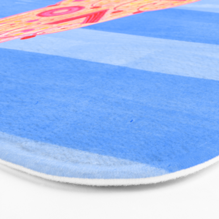 Mold the Future & Vote in Blueberry Blue Bath Mat Gallery Image 3