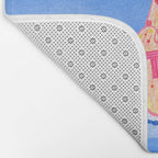 Mold the Future & Vote in Blueberry Blue Bath Mat Gallery Image 2