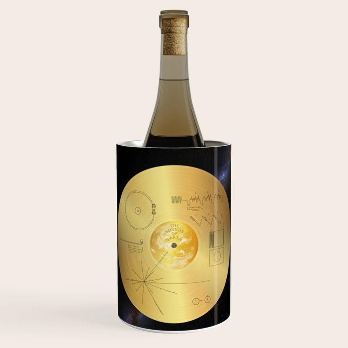 Voyager 1 Golden Record #1 Wine Chiller Gallery Image 2