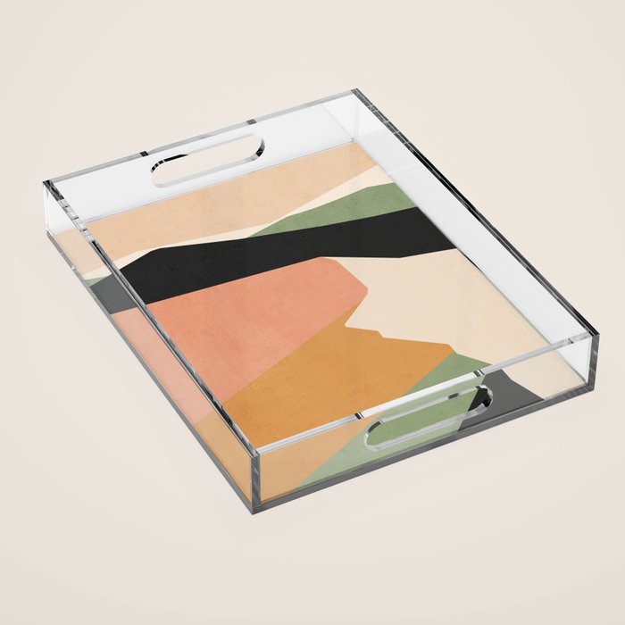 Abstract Art Landscape 2 Acrylic Tray Gallery Image 1