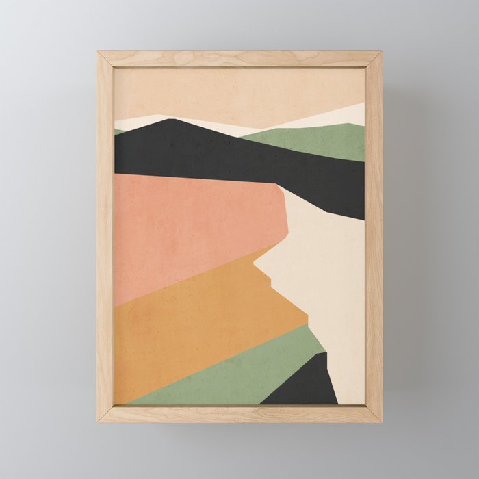 Abstract Art Landscape 2 Mini Art Print Gallery Image 1