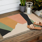 Abstract Art Landscape 2 Outdoor Rug Gallery Image 2
