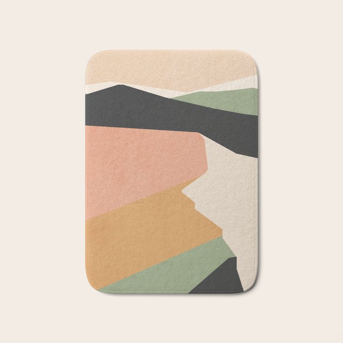 Abstract Art Landscape 2 Bath Mat Gallery Image 1