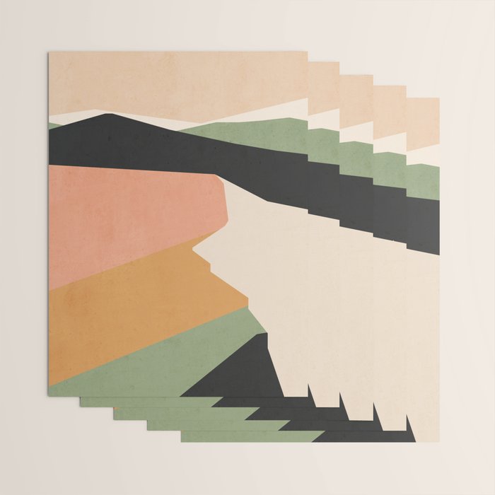 Abstract Art Landscape 2 Wrapping Paper Gallery Image 3