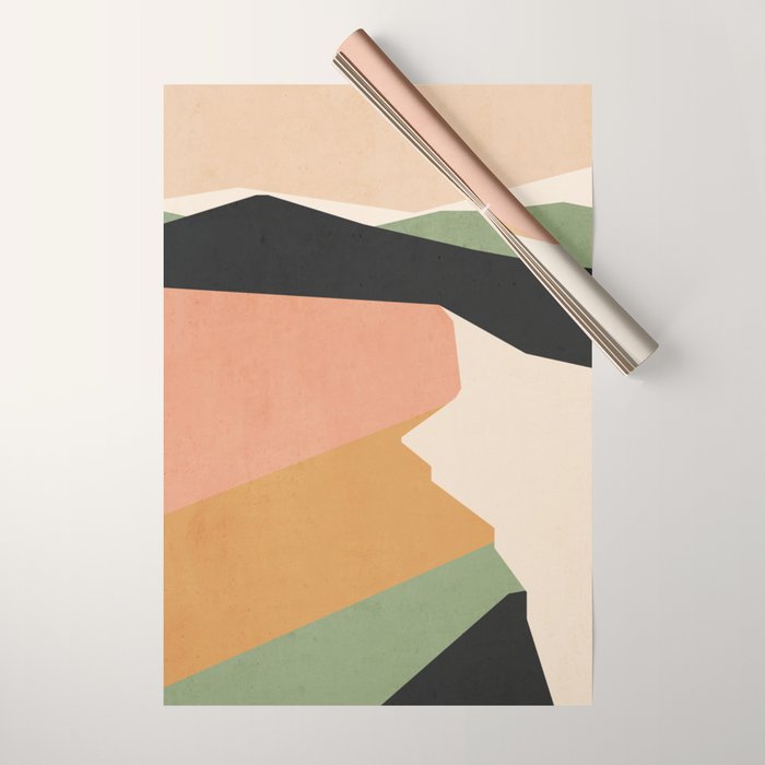 Abstract Art Landscape 2 Wrapping Paper Gallery Image 1
