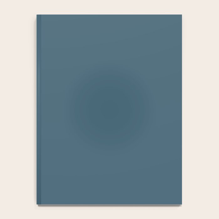 Deep Teal Solid Colour Notebook Gallery Image 4