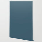 Deep Teal Solid Colour Wallpaper Gallery Image 2