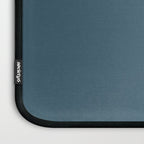 Deep Teal Solid Colour Laptop Sleeve Gallery Image 3