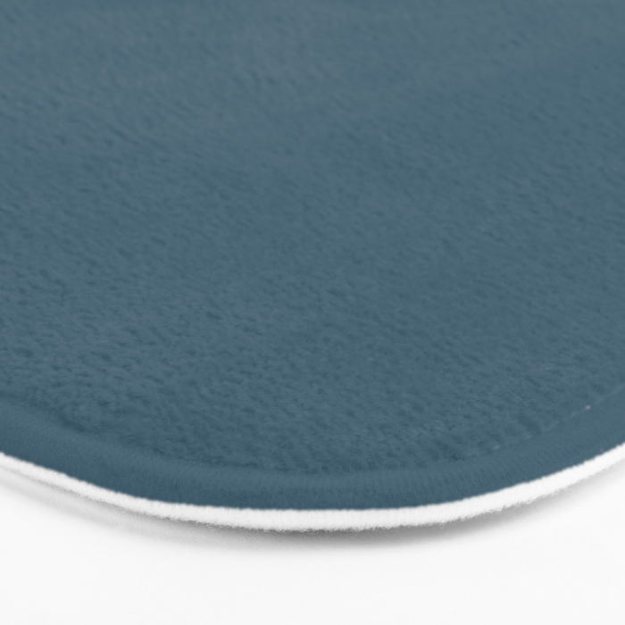 Deep Teal Solid Colour Bath Mat Gallery Image 3