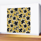 Black Florals #1 Wall Mural Gallery Image 2