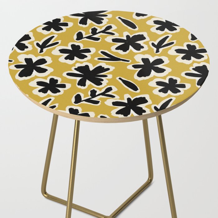 Black Florals #1 Side Table Gallery Image 2