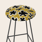 Black Florals #1 Stool Gallery Image 2