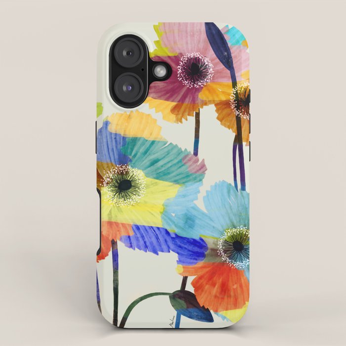 Poppies acrylic iPhone Case Gallery Image 1