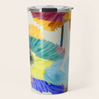 Poppies acrylic Travel Mug Gallery Image 1