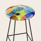 Poppies acrylic Stool Gallery Image 2