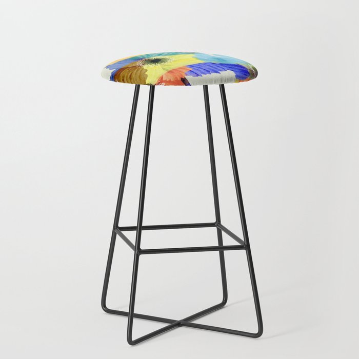 Poppies acrylic Stool Gallery Image 1