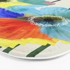 Poppies acrylic Bath Mat Gallery Image 3