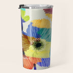 Poppies acrylic Travel Mug Gallery Image 3