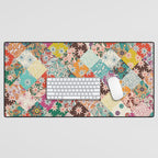 sarilmak patchwork Desk Mat Gallery Image 1