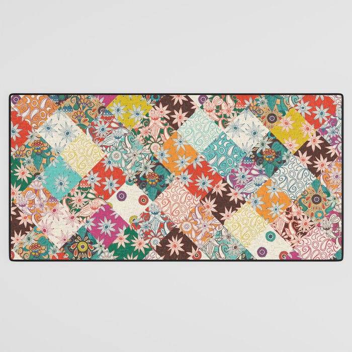 sarilmak patchwork Desk Mat Gallery Image 3
