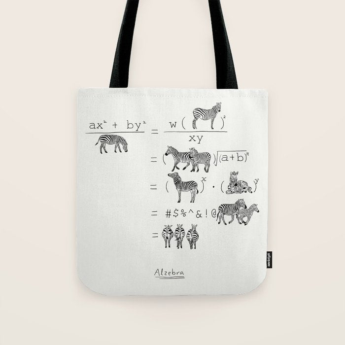 Alzebra Tote Bag Gallery Image 1