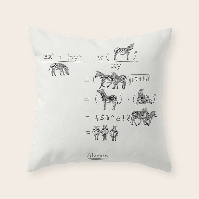 Alzebra Throw Pillow Gallery Image 6