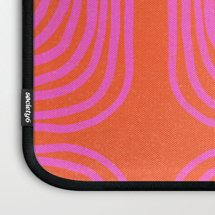 LISBOA, neon pink Laptop Sleeve Gallery Image 3