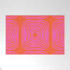 LISBOA, neon pink Welcome Mat Gallery Image 1