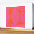 LISBOA, neon pink Wall Mural Gallery Image 2