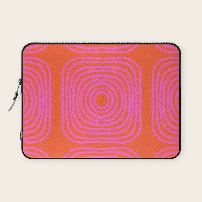 LISBOA, neon pink Laptop Sleeve Gallery Image 1