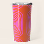 LISBOA, neon pink Travel Mug Gallery Image 2