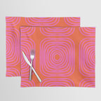 LISBOA, neon pink Placemat Gallery Image 1