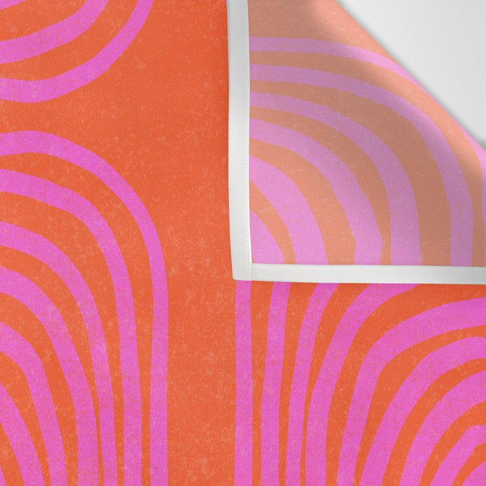 LISBOA, neon pink Wall Tapestry Gallery Image 3